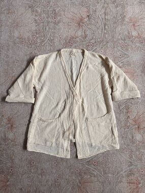 Turkish Crinkle Cotton Cardi/Cover Up